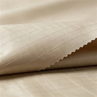 PU Coated Polyester Ripstop Fabric